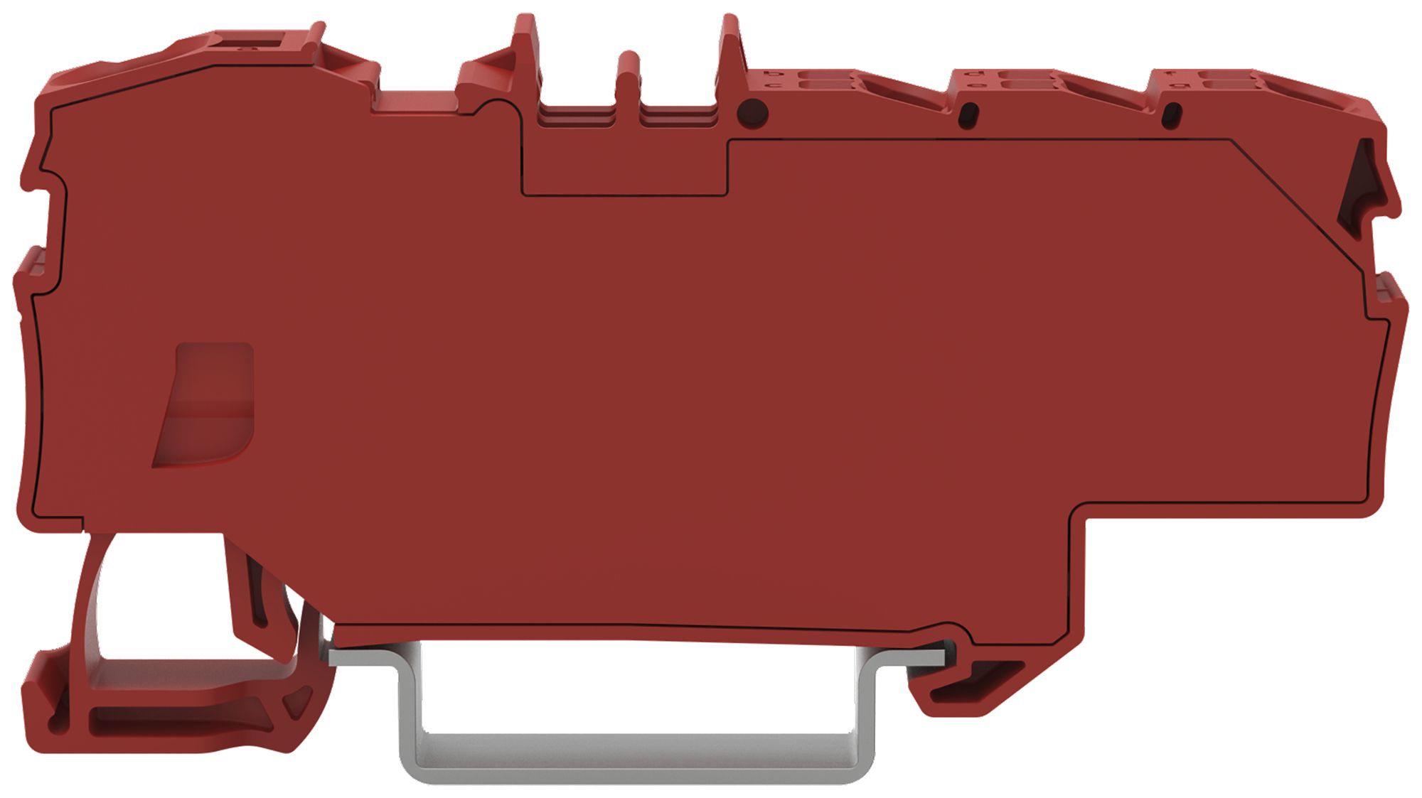 Borne de passage WAGO Contact TOPJOB S 1×6/6×1.5mm² rouge