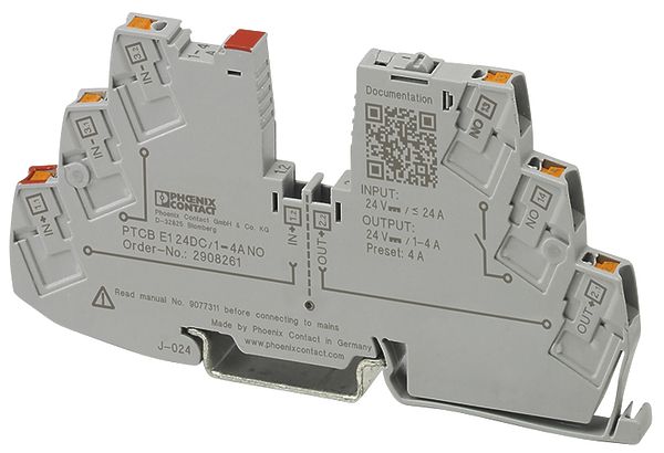 Geräteschutzschalter Phoenix Contact PTCB E1 24DC/1…4A NO