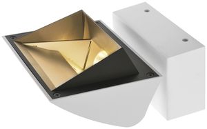 LED-Wandleuchte SLV MERADO FLOOD WL 40W 3000lm 3000K 40° weiss