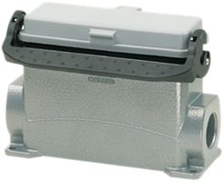 Sockelgehäuse Walther PROCON P711624MS, Stutzen 1×M25, Klappdeckel, H=68mm, Al