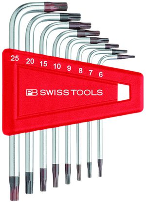 Winkelschraubenzieher-Set PB 410 H für Torx 6, 7, 8, 9, 10, 15, 20, 25
