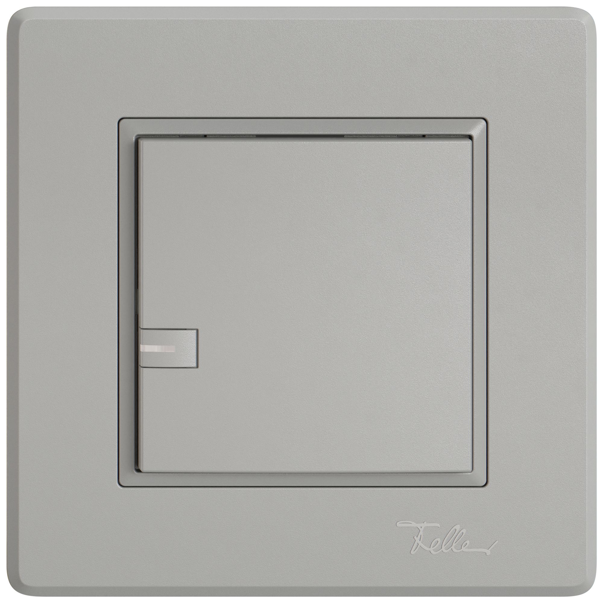 Poussoir universel ENC EDIZIO.liv UNI SNAPFIX® a.LED RGB 1× comm.1T grc