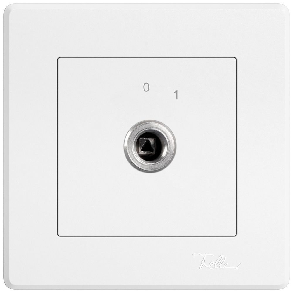 Interrupteur à clé ENC EDIZIO.liv 1P carré/triangle 20A 690V 0-1 bc