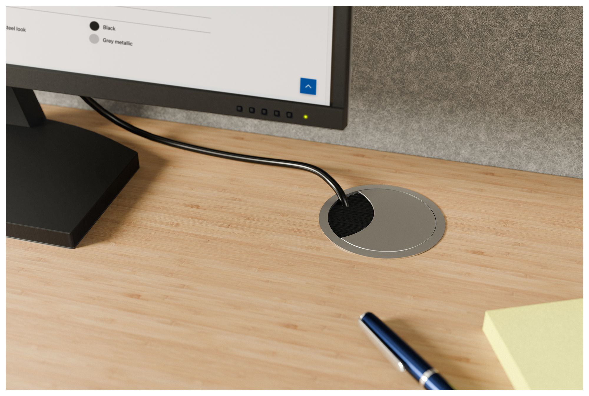 Kabelauslass BACHMANN LOOP ROUND Ø80mm Zamak aluminium