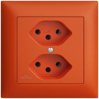 Prise ENC EDIZIOdue 2×T13 orange 1×S