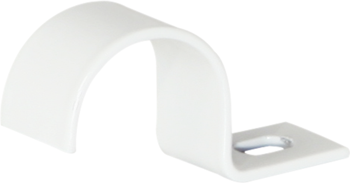 Bride Plica 1-lappig M20 Stahl lackiert hellgrau