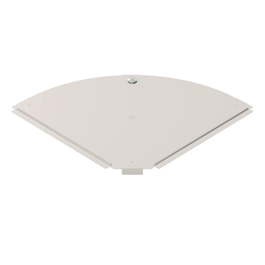 Deckel BET RBD 90° 300mm Edelstahl A4 blank