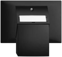 Kit de montage INC EDIZIOdue BKE, avec capot de sortie droite noir