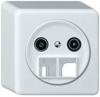 Presa multimedia AP TV-R origin cassetta passante 19dB 1.7dB bianco