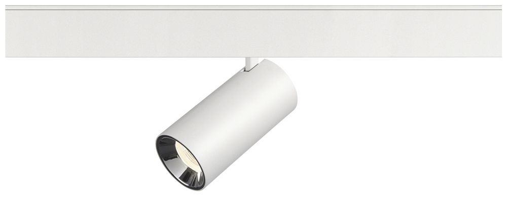 Spot LED SLV NUMINOS S 1×16W 1170lm 940 55° DALI 48V AD Ø60mm bianco/argento