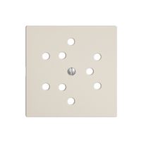 Frontplatte EDIZIOdue 3×T12 crema