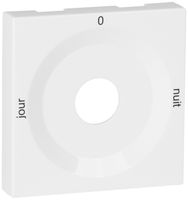 Frontplatte für Drehschalter weiss JOUR-0-NUIT