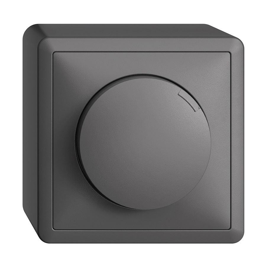 AP-Drehsensor Edue KNX, 21…30VDC, SELV, Stromaufnahme max. 12.5mA, dgu