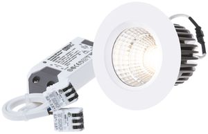 EB-LED-Spot Fixo 10.5W 230V 960lm 3000K Loch-Ø68mm weiss 60°