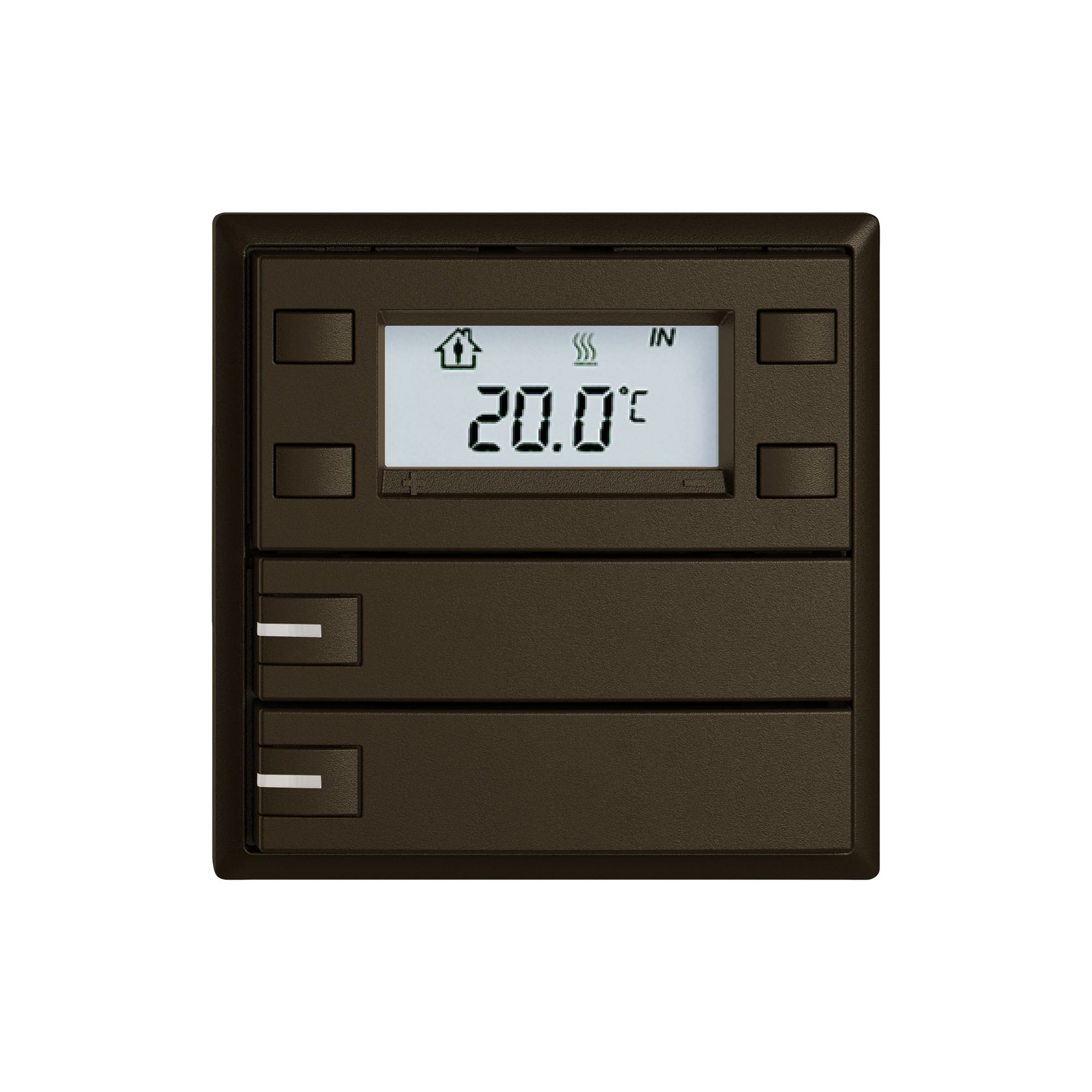 RTH-Taster EDIZIO.liv SNAPFIX® m.RGB-LED 2×Taste 1-Tbed.br