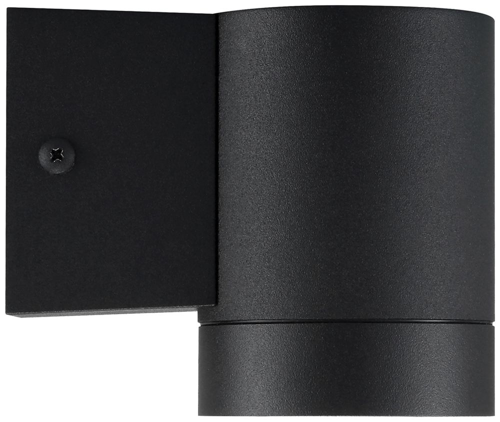 Applique LED Sylvania SylDeco Round GU10 1×35W IP54 Ø76×100mm noir