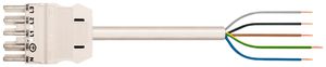 Anschlussleitung WINSTA MIDI 5×1.5mm² 16A 400V 8m Kod.A Kupplung/frei weiss