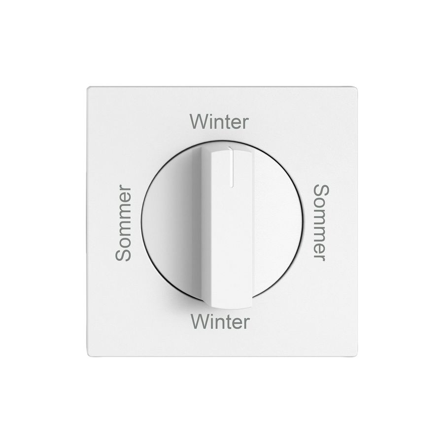 Montageset EDIZIO.liv SNAPFIX® f.Drehschalter m.Griff Som-Win-Som-Win ws