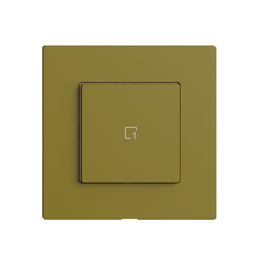 Comando per pulsante scena 1 scena/1T Edue Wiser olive