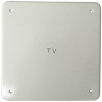 Plaque de recouvrement III 78mm noir