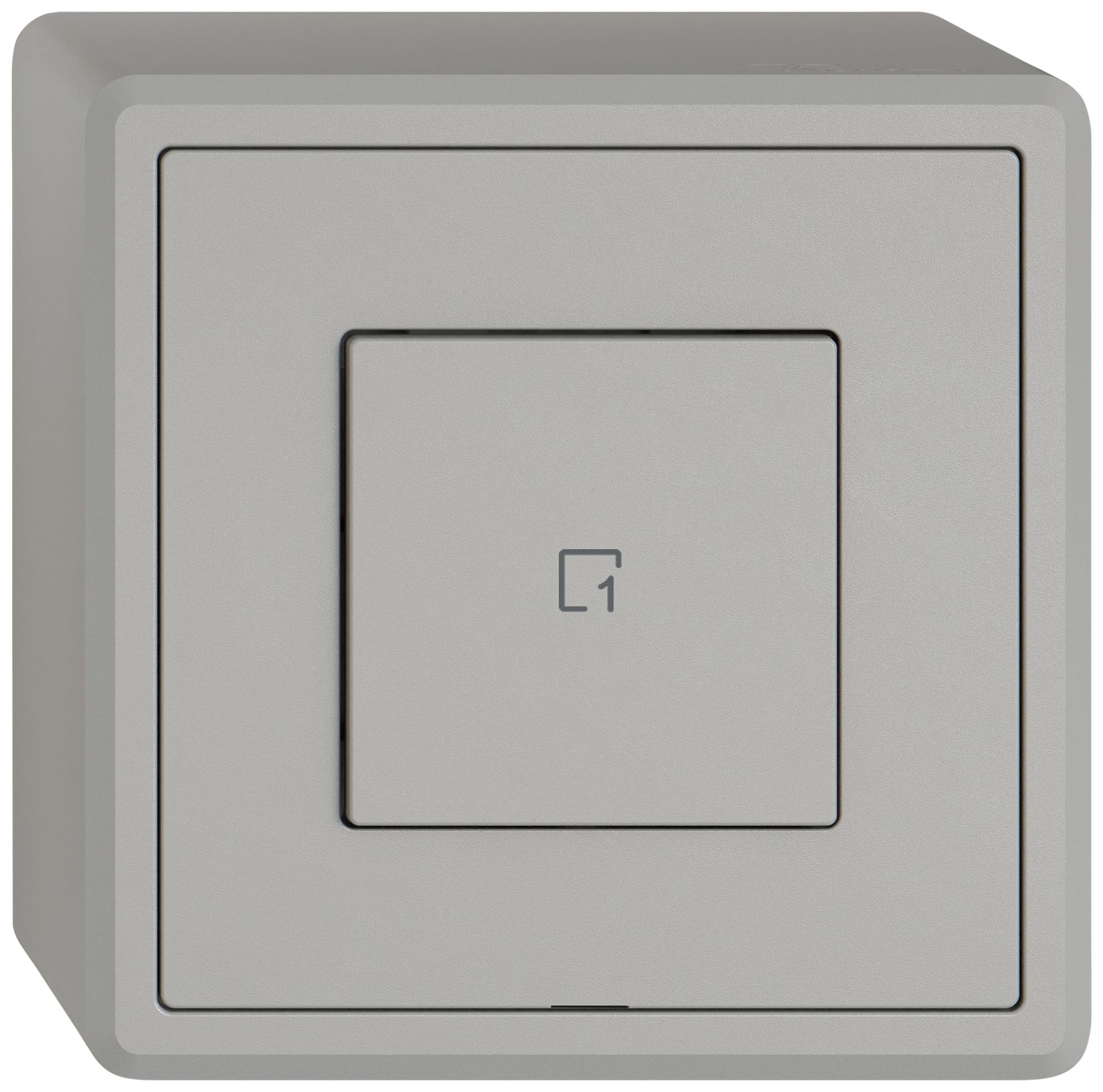 Poussoir scènes AP EDIZIO.liv Wiser SNAPFIX® 1 scène 1 touche WLAN grc