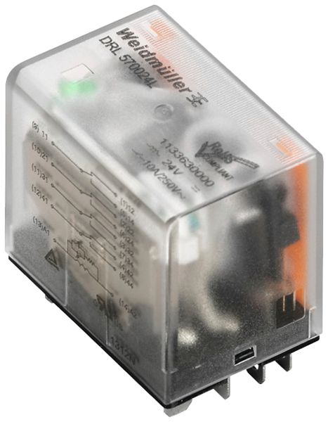 Relais WM DRL573220L 4CO AgSnO2 209…308VDC 10A/250VAC