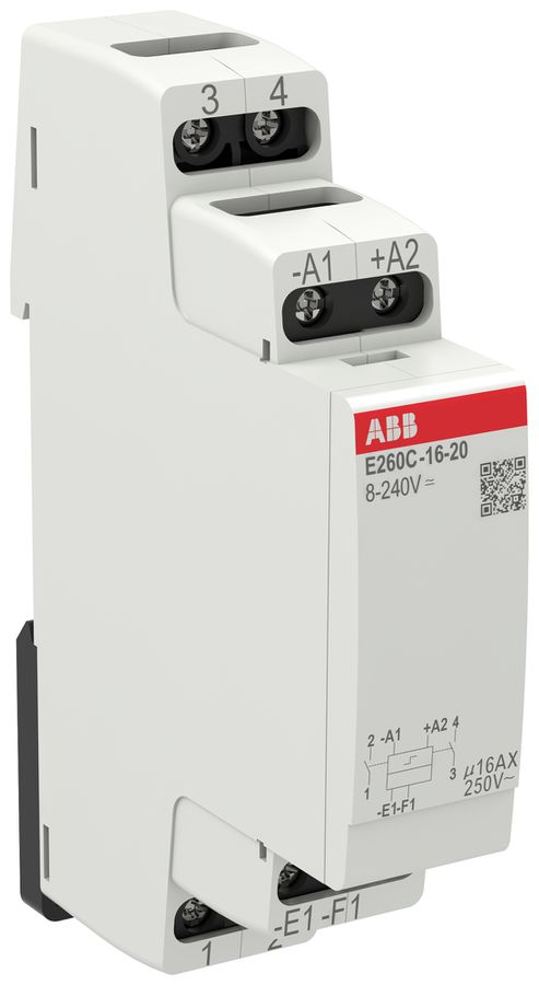 Schrittschalter ABB E260C-16-20 1TE 8…240VUC/16A 4000W 2S
