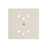 Plaque frontale 2×T12 EDIZIOdue crema