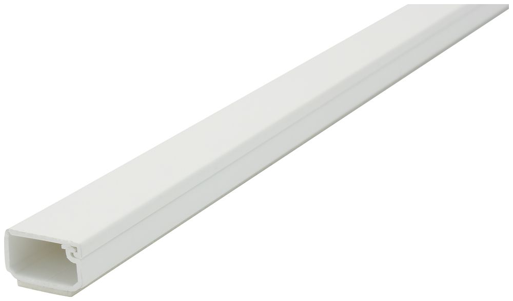 Minikanal Plasfix 16×10mm weiss L=2m selbstklebend