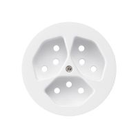 Frontbecher robusto zu 3×Typ 13 weiss