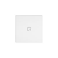 Poussoir 1/1 EDIZIO.liv Wiser avec SNAPFIX® avec symbole scène 1 bc