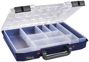 Valigia d'assortimento CIMCO CarryLite 55 griglia 4×8 10×inserti 278×337×57mm