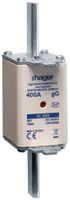 Fusible HPC Hager DIN2 400VAC 400A gG/gL avertisseur double antirouille