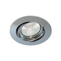 Spot encastré N-5049, chrome ressort de tension, Ø de montage 75mm