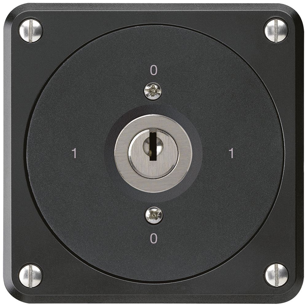 Interrupteur à clé ENC robusto sans clapet 0/2P noir pour combinaison