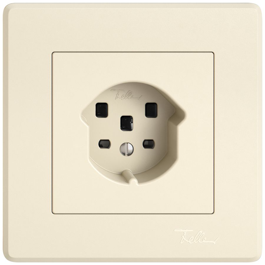 UP-Steckdose EDIZIO.liv SNAPFIX® 1×T25 cr