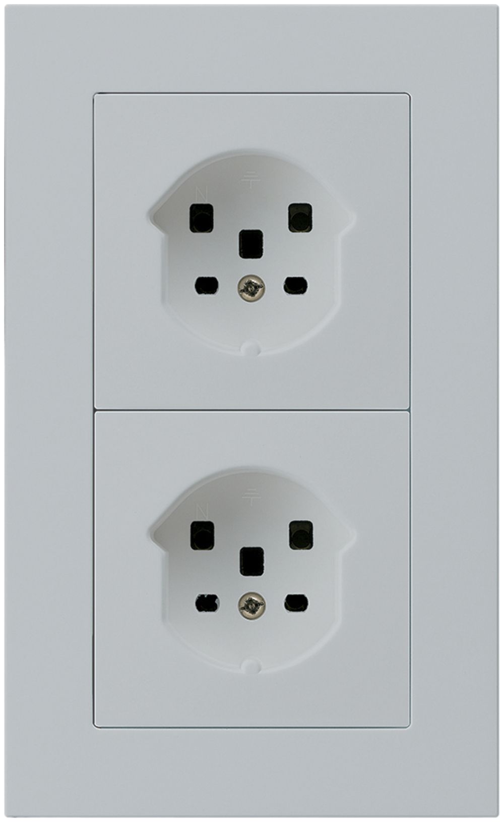 Combi ENC 2×1 HA kallysto.pro 2×type 25 avec bornes enfichables gris clair