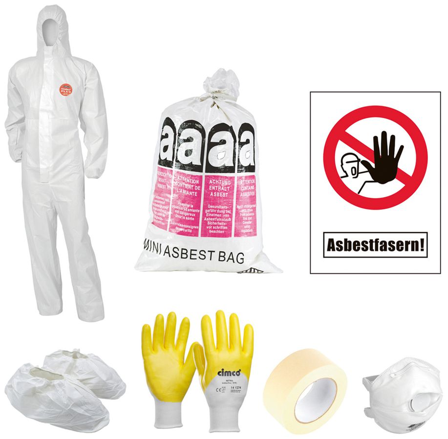 Asbest-Schutzausrüstung-Set Cimco easy XL