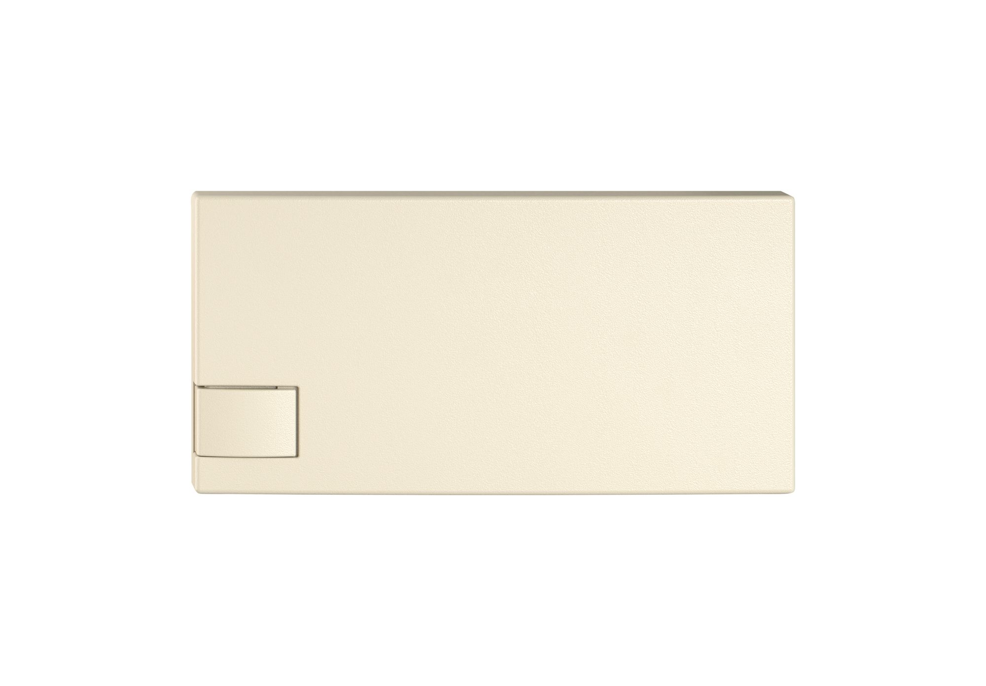 Poussoir 1/2 EDIZIO.liv SNAPFIX® p.KNX&UNI s.LED comm.à 1 touche cr