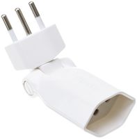 Stecker/Kupplung MH Clip-Clap 1×T13 180+130° weiss mit Kinderschutz