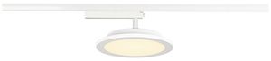 LED-Leuchte SLV PANEL TRACK round 18W 1800lm 3000K 1-Ph.-Adapter weiss