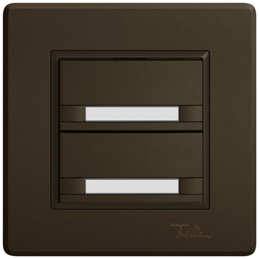 Pulsante KNX RGB INC EDIZIO.liv SNAPFIX® sensore temp.s.LED targ.2× com.2T ma