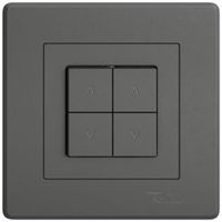 Interrupteur pour stores ENC EDIZIO.liv SNAPFIX® 10A 250V 4 touches 2 canaux grf