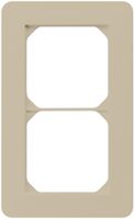 Cadre de recouvrement ENC kallysto.trend 2×1 beige 94×154mm