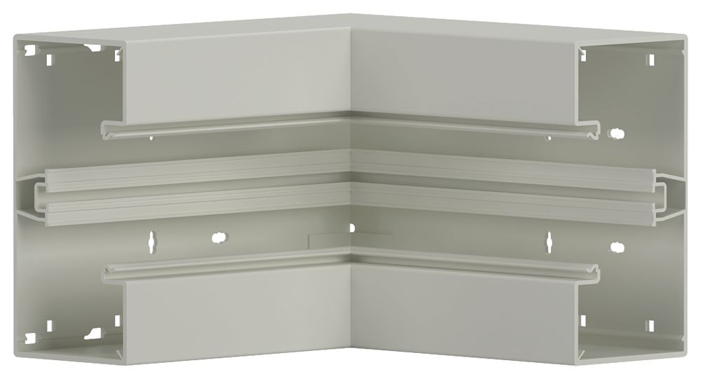 Angle intérieur tehalit BR 85×170mm, couvercle 80mm, blanc trafic