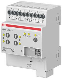 Actionneur de jalousie AMD ABB JRA/S4.230.5.2 4-fois 6A/230VAC mesure tdm