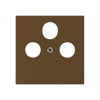 Frontplatte kallysto 60×60mm br für R/TV/SAT