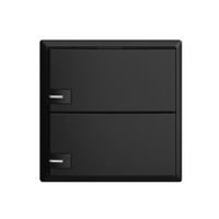 Poussoir KNX RGB EDUE, 250mW, a.LED RGB, 2×poussoir, comm.1×touche, no