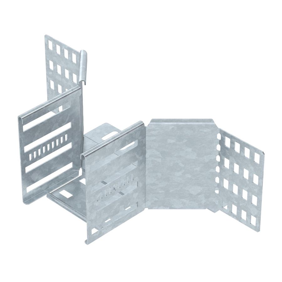 Sortie en T BET RAA 110×100mm acier galvanisé à chaud