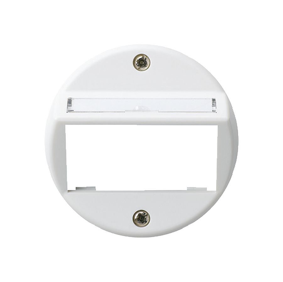 Montageset für 1 M3 Multimedia-Modul basico weiss